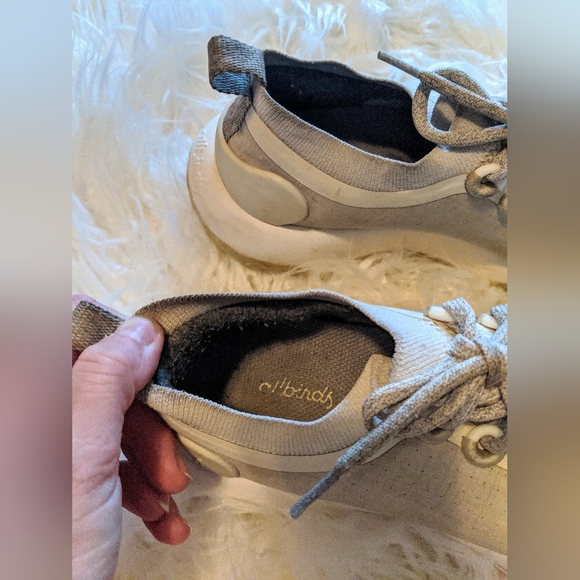 Allbirds Trail Runners SWT in Natural White sz 10 - Picture 4 of 11